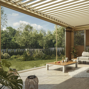 Pergola da Esterno Airfun di Alta Qualità, Personalizzabile, in Alluminio di Foshan, con <span class=keywords><strong>Staffe</strong></span> <span class=keywords><strong>per</strong></span> Gazebo e Padiglione - Product Image 2