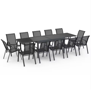 Thiết kế hiện đại ngoài trời khung nhôm Patio bàn ăn bền mở rộng đồ nội thất nhà hàng cho sân vườn hoặc biệt thự - Product Image 5