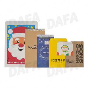 Sac d'emballage pour popcorn biodégradable, papier kraft brun et blanc, emballage personnalisé, impression de logo sur sac en papier - Product Image 4