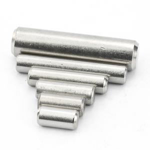 Goupille de positionnement cylindrique en acier inoxydable 316 goupilles d'arbre fixe barre ronde tige solide en métal M3 M4 M5 M6 M8 M10 M12 GB119 - Product Image 1