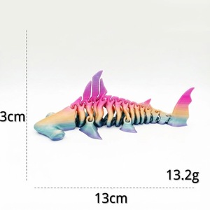 Modèles articulés personnalisés imprimés en 3D, animaux et dinosaures, jouets d'art - Product Image 4