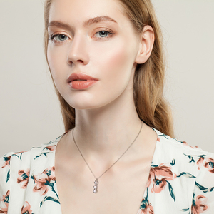 Yeni stiller narin taş <span class=keywords><strong>Sterling</strong></span> 925 gümüş kristal şifa sentetik Opal taş uzun kolye kolye - Product Image 4