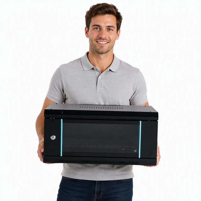 Home Box Data Cabinet Small Abs Rack Enclosure 1u Depth Extender Wall Mount Computer case Network Rack Suppliers in Hebei