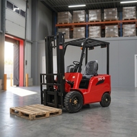 Nouveau chariot élévateur électrique compact de 1500 kg pour entrepôt, usine, ferme, Chine