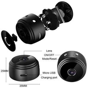 Nueva Cámara de Seguridad IP CCTV <span class=keywords><strong>Mini</strong></span> A9 2025, 1080P FHD, para Interiores, con Visión Nocturna y <span class=keywords><strong>Sensor</strong></span> de Imagen CMOS, Compatible con Tarjetas SD - Product Image 3