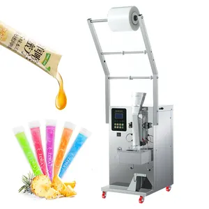 Máquina de embalagem de picolé para bebidas e suco de soja, máquina de enchimento de picolé para suco de coco