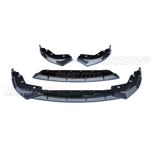 For BMW 3 Series G20 G21 LCI M Sport 2022-2024 Front Bumper Lip Spoiler <b>Splitter</b> Side Apron Body Kit Deflector Protector - Product Image 2