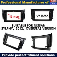 Fascia GPS Mobil Grosir untuk NISSAN SYLPHY 2012 VERSI OVERSEAS Langsung dari Pabrik Bingkai Stereo Audio Mobil Bingkai Radio Mobil Android
