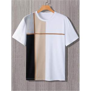 Camiseta Casual Personalizada para Hombre, Manga Corta, Cuello Redondo, 100% Algodón Jersey, Transpirable, con Estampado - Product Image 2