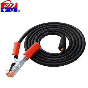 Câbles <span class=keywords><strong>de</strong></span> poignée <span class=keywords><strong>de</strong></span> machine <span class=keywords><strong>de</strong></span> soudage isolés en caoutchouc <span class=keywords><strong>de</strong></span> conducteur <span class=keywords><strong>de</strong></span> cuivre noir <span class=keywords><strong>de</strong></span> 15M avec le fil <span class=keywords><strong>de</strong></span> soudure noir - Product Image 4