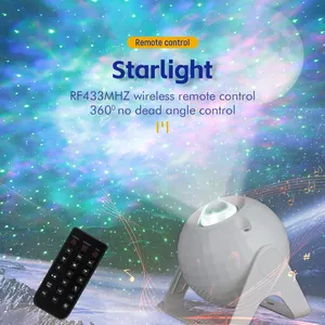 Modern USB Star Projector Night Light Remote Control Astronaut Nebula Galaxy Lighting 360 Adjustable Design Children Adults