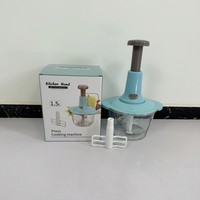 Geカスタマイズde groothandel huishoudelijke handmatige vleesmolen keuken multifunctionele groentemolen handmatige voedselverwerkingsmachine PP