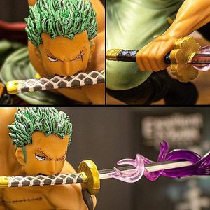 HUAYI PVC Statue Anime Action <span class=keywords><strong>Figure</strong></span> Roronoa Zoro figura tremila mondo <span class=keywords><strong>One</strong></span> Pieces Combat <span class=keywords><strong>Figure</strong></span> - Product Image 6