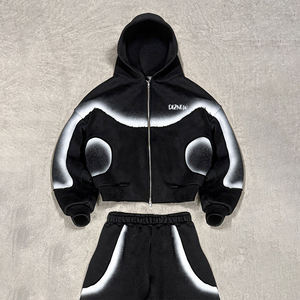 Sudadera con Capucha DiZNEW 2025 para Hombre, Nuevo Diseño con Materiales Reflectantes, <span class=keywords><strong>Tela</strong></span> de Alta Calidad, Algodón Lavable, Ropa Urbana Moderna - Product Image 2