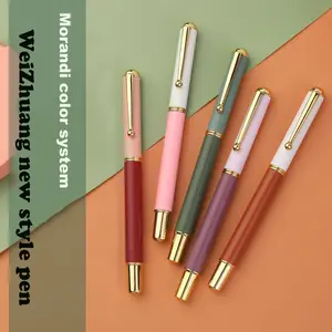 Kalligrafie Pen 5 Soorten Nib Multi-Color Metalen Pen Lichaam Een Multifunctionele Business Gift Student Training Klasse