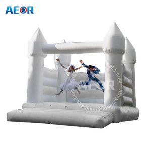 Prezzi di fabbrica di Aria Piccolo Salto Che Rimbalza Castelli Del Partito Bianco Casa di Rimbalzo Per La Cerimonia Nuziale - Product Image 1