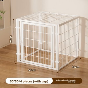 Solido modello Anti-Jailbreak gabbia per cani grande spazio orsacchiotto <span class=keywords><strong>Corgi</strong></span> casa per cani a prova di fuga Top bottone per addestramento di isolamento - Product Image 6