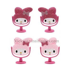 Tùy chỉnh kim cương thông minh trang điểm LED Hello Kitty Vanity gương với đèn