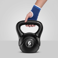 Équipement de fitness personnalisé en ciment noir pour l'entraînement à domicile, haltères kettlebell pour la mise en forme du corps masculin, antidérapants pour squats et hanches