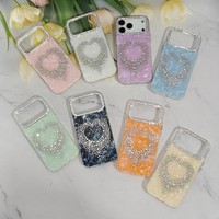 Funda Antigolpes para Teléfono Móvil iPhone X 11 12 13 14 15 16 17 Pro Max, Fundas con Diamantes para Samsung A16 A06 S26 Ultra