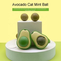 Jouet pour chat moderne en forme d'avocat, rotatif, à la catnip, pour un intestin sain, accessoires pour chat