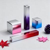 Boîte personnalisée pour tube de gloss à lèvres avec pelliculage mat, matériaux recyclés, logo personnalisé pour emballage cosmétique en carton ivoire pour rouge à lèvres