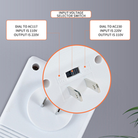 SW-S12 70W 100W 200W 500W Transformateur de puissance de voyage 110V-220V Convertisseur de tension d'alimentation bidirectionnel abaisseur pour une utilisation à l'étranger