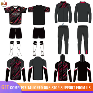 Completo Sportivo Personalizzabile <span class=keywords><strong>Viola</strong></span> e Rosso per Bambini, Divisa da <span class=keywords><strong>Calcio</strong></span>, <span class=keywords><strong>Tuta</strong></span> da Allenamento, Maglia da <span class=keywords><strong>Calcio</strong></span> Thailandese di Alta Qualità con Logo del Club Personalizzato - Product Image 5