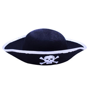 Vendita calda per bambini adulti cappello pirata accessori capitano tricorno ammiraglio per Jack Sparrow eventi di carnevale Halloween - Product Image 5