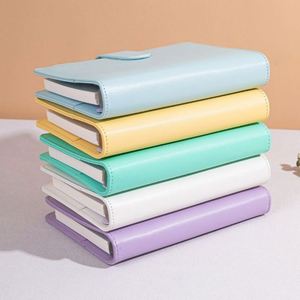 สมุดโน้ตแบบถอดได้สีมาการองขนาด A5/A6 และสมุดโน้ตสไตล์ Ins ดีไซน์เรียบง่ายสดใสสำหรับนักศึกษา - Product Image 4