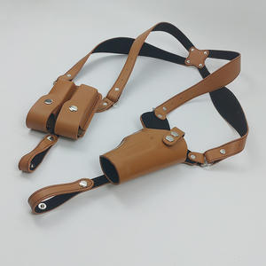 ที่ใส่ซองหนังแท้อเนกประสงค์พร้อมกระเป๋าใส่แม็กแบบสองชั้นซองแนวตั้งสำหรับพกพาตามสั่ง - Product Image 3