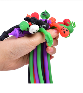 Juguete Antiestrés de Halloween con Forma de Lala Musical, Pulsera Elástica de Cuerda, <span class=keywords><strong>Goma</strong></span> TPR Suave, Fideos de Descompresión Hechos de <span class=keywords><strong>EVA</strong></span> - Product Image 3