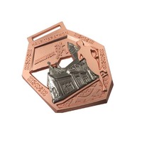 Médailles et rubans de sports d'hiver de sublimation en métal blanc personnalisé médaille de récompenses de sports de natation de cyclisme de basket-ball militaire de fer