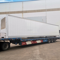 Semi-remorque frigorifique de 16,5 m (53 pieds) en FRP, état neuf, avec corps en aluminium et freins Wabco, pour le transport de marchandises fraîches.