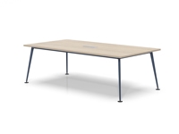 Bureau de direction ergonomique commercial, résistant à l'usure, anticorrosion, stable, poste de travail exécutif, table en métal, table de bureau