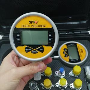 Outils de diagnostic d'excavatrice Jeu de manomètres hydrauliques numériques 2 <span class=keywords><strong>instruments</strong></span> de mesure Kit de <span class=keywords><strong>test</strong></span> d'outils de <span class=keywords><strong>test</strong></span> - Product Image 3