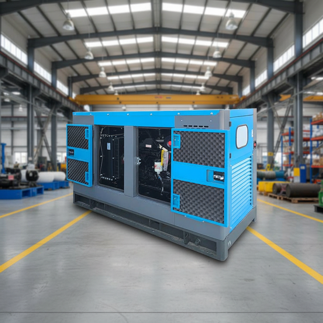 40KW Silent Type Emergency Diesel Generator with ATS-24V Electric Start Water-Cooled Turbo Engine 380V for Factory Outages