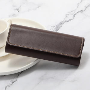 カスタマイズ可能 卸売 PVCレザー メガネ収納バッグ ソフト携帯用 旅行 眼鏡オーガナイザーケース サングラス用 - Product Image 2