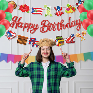 Huancai <span class=keywords><strong>Puerto</strong></span> <span class=keywords><strong>Rico</strong></span> Feliz cumpleaños Banner <span class=keywords><strong>Coqui</strong></span> Rana Guirnalda <span class=keywords><strong>de</strong></span> papel Banderines colgantes <span class=keywords><strong>para</strong></span> suministros <span class=keywords><strong>de</strong></span> fiesta <span class=keywords><strong>de</strong></span> cumpleaños puertorriqueños - Product Image 4