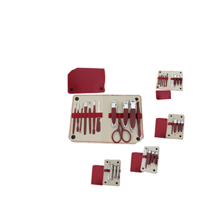 7 in 1 Stainless Steel Luxurious Manicure Kit with Professional <b>Nail</b> Clipper Scissors Earpick <b>Nail</b> File Pu Bag & <b>Box</b> - Product Image 1