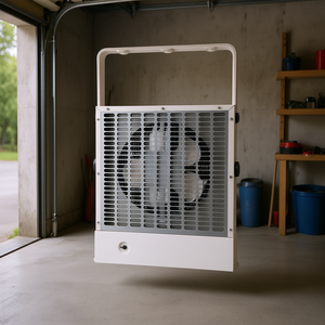 Chauffage de garage électrique 10000 watts, ventilateur numérique mural, télécommande, protection contre la surchauffe, minuterie 9 heures - Product Image 2
