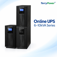 6kVA 10kVA 单相在线式UPS不间断电源，适用于计算机、服务器、网络