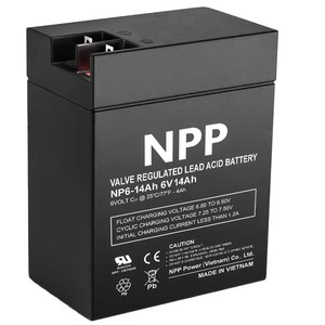 Batterie au plomb-acide scellée VRLA compacte 6V 100Ah 200Ah, durée de vie de 5 ans, pour UPS, fauteuils roulants, voiturettes de golf, éclairage - Product Image 1