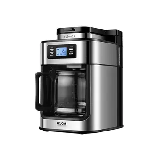 高品质可编程浓缩咖啡机商用德拉多咖啡机自动花环蒸汽