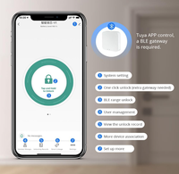 Cerradura de Puerta Inteligente Eléctrica con Huella Dactilar, Estilo Europeo, IP67, Cilindro Europeo, NFC, Ttlock, Tuya, Aleación de Aluminio, Instalación DIY