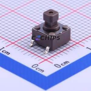 DTSM-648N-V-T/R Tactile Switch SMD-4P,6.2x6.2mm Switch Single Pole Single Throw Rectangle Button 6.2mm 6.2mm - Product Image 1