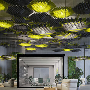 Control de ruido de oficina de alta densidad acústica paneles <span class=keywords><strong>para</strong></span> pared interior de techo deflectores - Product Image 2