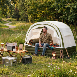 Équipement de camping en plein air, lit <span class=keywords><strong>gonflable</strong></span> pour séjour de nuit, <span class=keywords><strong>tente</strong></span> de camping 3.15 ㎡   Intérieur spacieux intégré, accessible en 3 minutes - Product Image 4