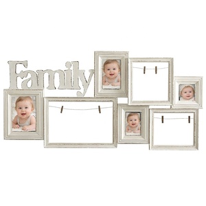Cadre photo en bois « Famille Bénie » format 6x8, 12 ouvertures, <span class=keywords><strong>collage</strong></span> multi-photos pour accrocher au mur, pour afficher les souvenirs à la maison - Product Image 3