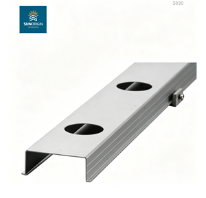 Services de découpe, pliage et soudage de profilés en alliage d'aluminium très demandés, traitement de surface anodisé, couleur argent/personnalisée - Product Image 1